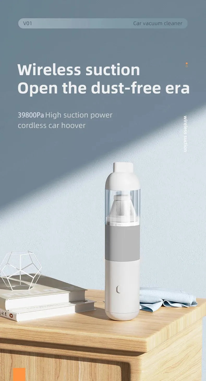 New 39800PA Wireless Car Vacuum Cleaner High Power 3 in1 Automobile Vacuum Clean Portable Handheld Vacuum Dust Catcher