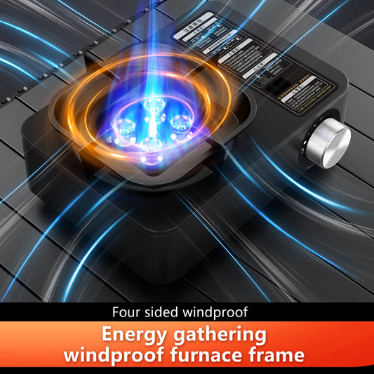 BISINNA 5800W Portable Gas Stove – Windproof Outdoor Burner for Camping, Hiking & Picnics