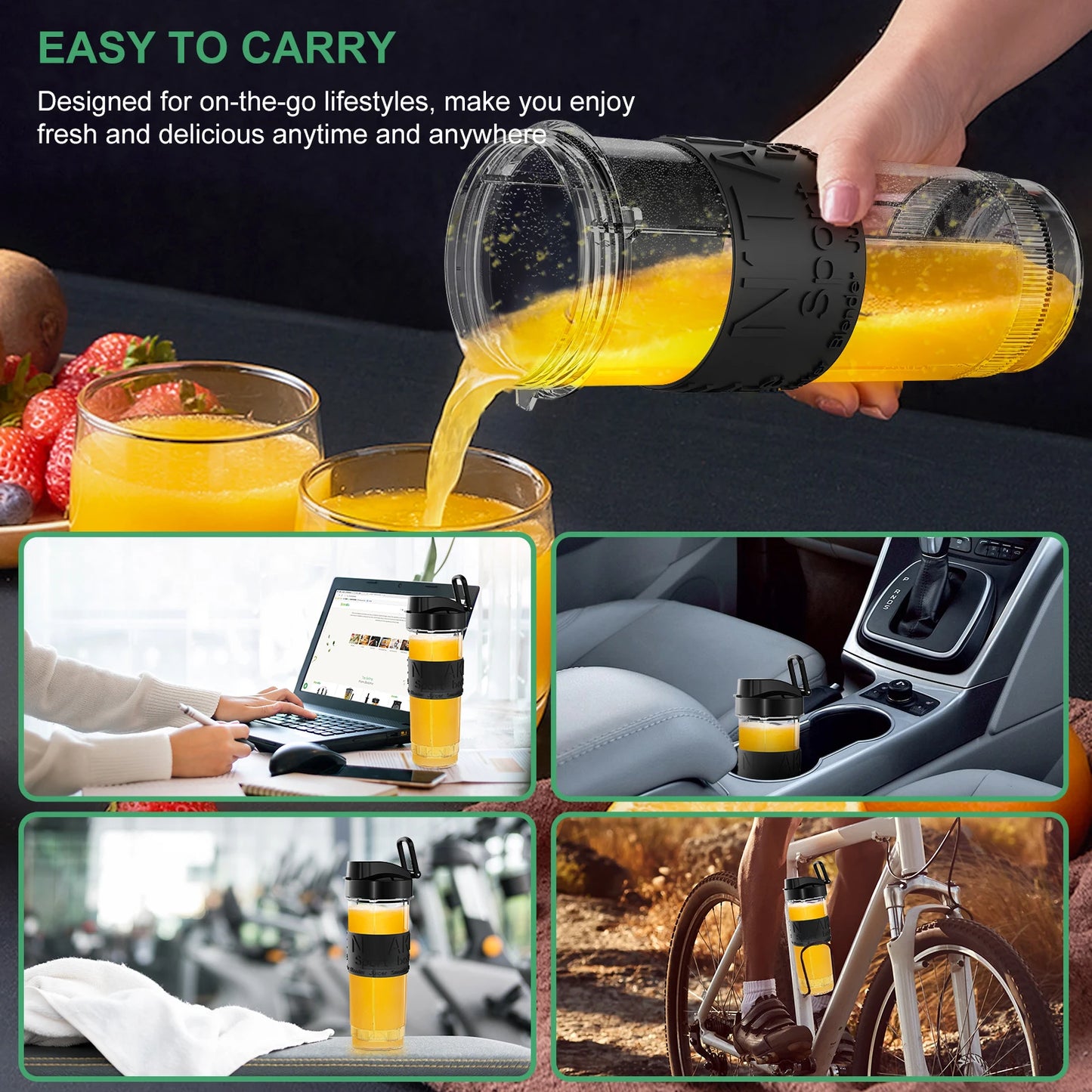BioloMix 700W 3-in-1 Juicer & Blender