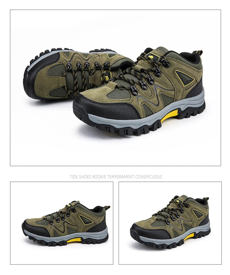 Men's Hiking Anti-velvet Outdoor Hiking Shoes Travel Hiking Sports Shoes Outdoor Sports Casual Shoes