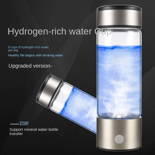 420ML Water Filter Hydrogen Ionized Water Bottle Hydrogen Generator Bottle Portable Water Ionizer Health Cup Home Appliance