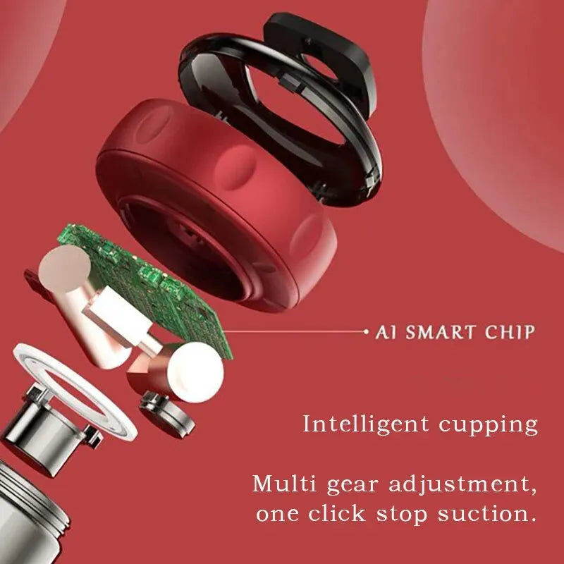 Smart Electric Cupping Massager with Heat & Suction