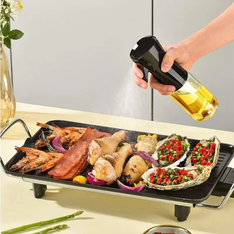 200ml/300ml Kitchen Oil Spray Bottle – Olive Oil Dispenser for Cooking & BBQ