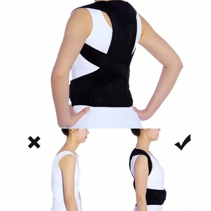 Adjustable Kids Back Posture Corrector with Waist Support