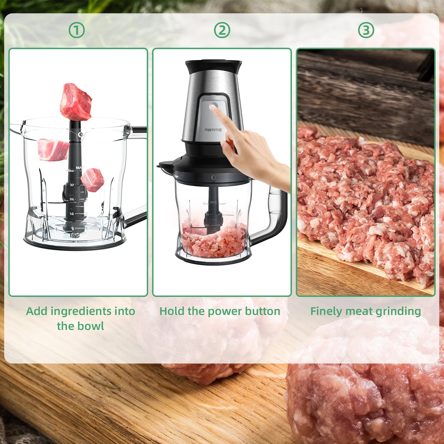 BioloMix 700W 3-in-1 Juicer & Blender