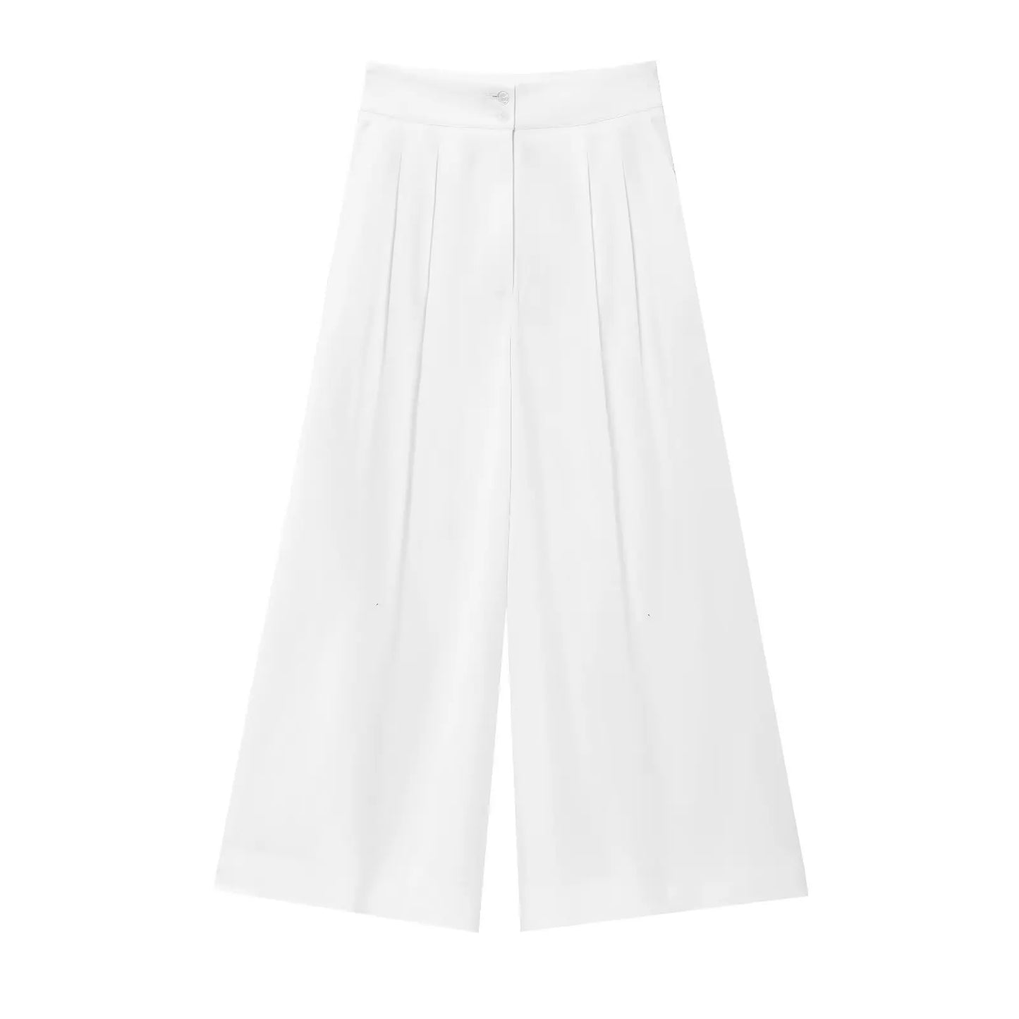 Women’s V-Neck Sleeveless Trouser Set – Summer Chic