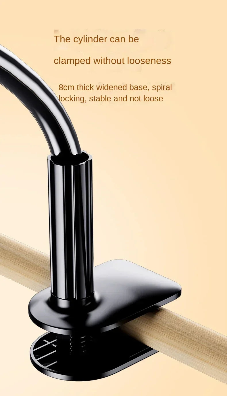 Tablet Stand for Desk Clip Rotating Lazy Flexible Gooseneck Clamp Universal Long Arm Mount for Ipad Bed Desk Mobile Phone Holder