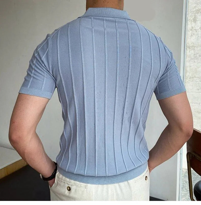 Men’s Slim Fit Polo Shirt – Breathable Short Sleeve Casual Top (M-3XL)