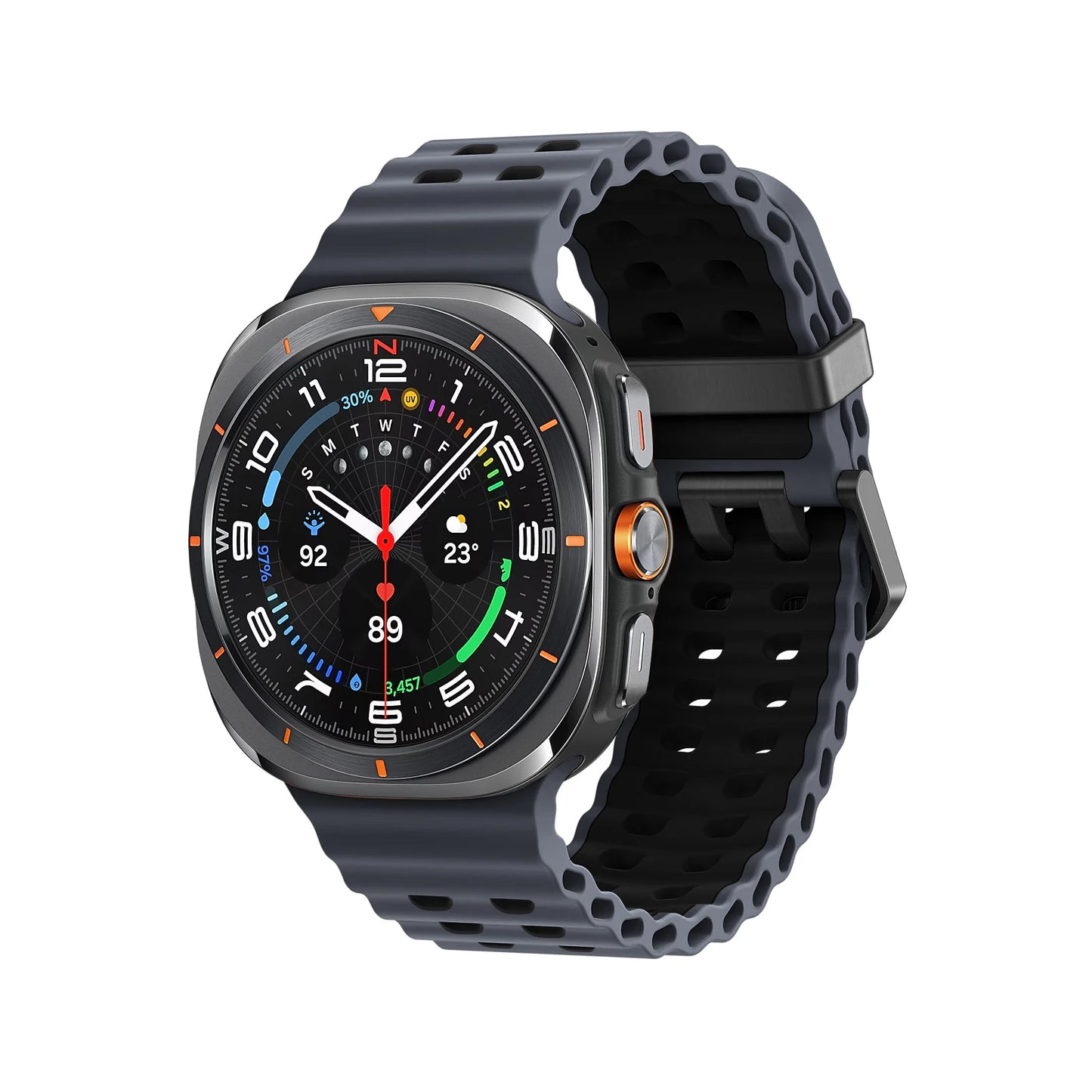 Marine Band For Samsung Galaxy Watch ultra Strap 47mm Accessories Two color Sport silicone Bracelet Galaxy Watch 7 ultra Straps
