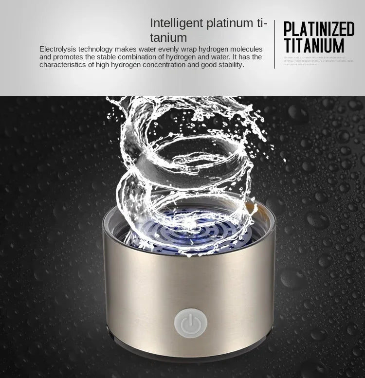 420ML Water Filter Hydrogen Ionized Water Bottle Hydrogen Generator Bottle Portable Water Ionizer Health Cup Home Appliance