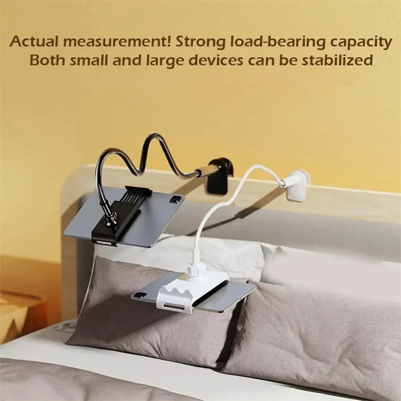Tablet Stand for Desk Clip Rotating Lazy Flexible Gooseneck Clamp Universal Long Arm Mount for Ipad Bed Desk Mobile Phone Holder