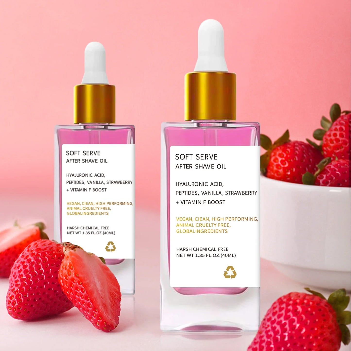 Strawberry Vanilla After Shave Oil women Serve Shave Oil Truly After Shave OilFor Smooth Skin Moisturizes Soft Skin Care