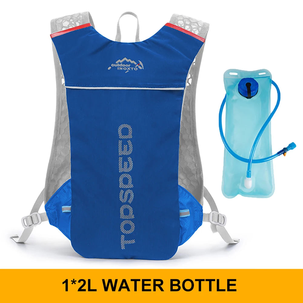 5L Ultralight Hydration Running Vest – Breathable Marathon & Cycling Backpack with 2×500ML Bottles