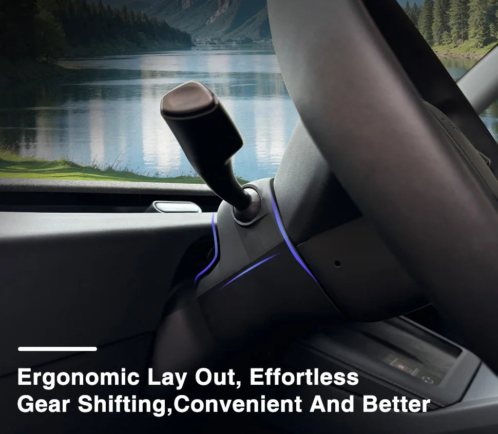 Catronics For Tesla Model 3 Highland Gear Shift Turn Stalks Gear Shifter Lever Signal Wiper Handle Shift Lever Car Accessories