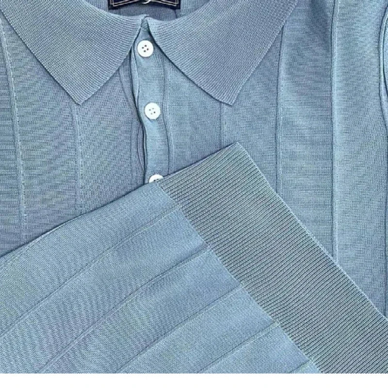 Men’s Slim Fit Polo Shirt – Breathable Short Sleeve Casual Top (M-3XL)