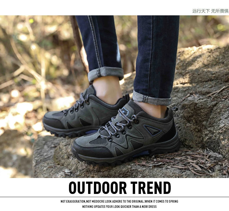 Men's Hiking Anti-velvet Outdoor Hiking Shoes Travel Hiking Sports Shoes Outdoor Sports Casual Shoes