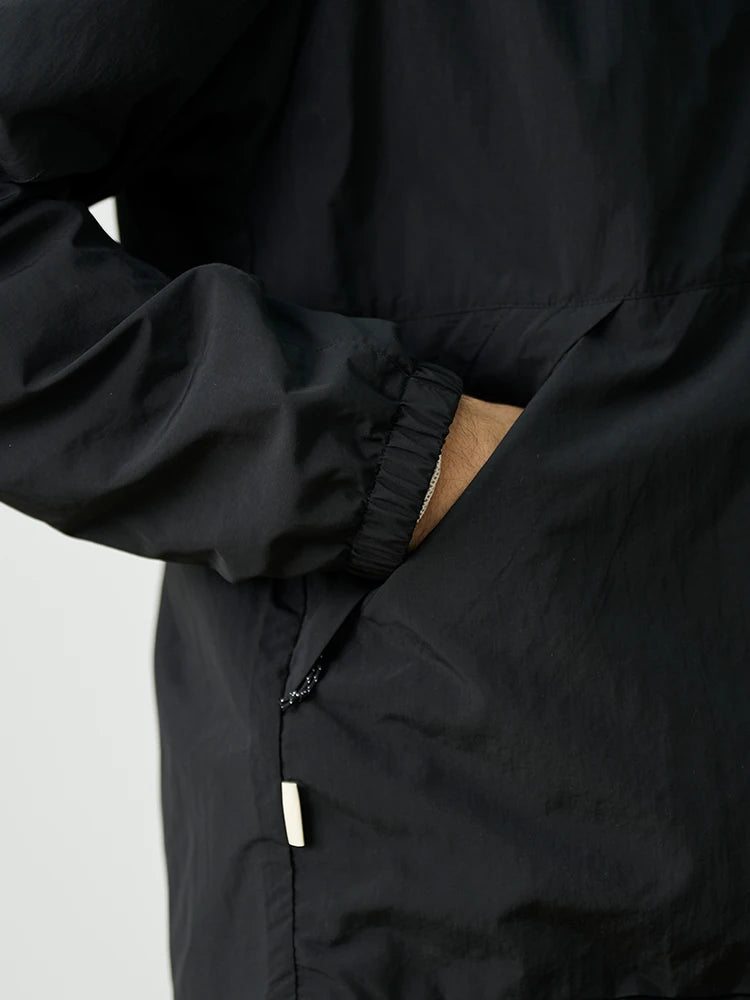 SIMWOOD Lightweight Hooded Jacket – Men’s Oversized Spring/Summer Coat