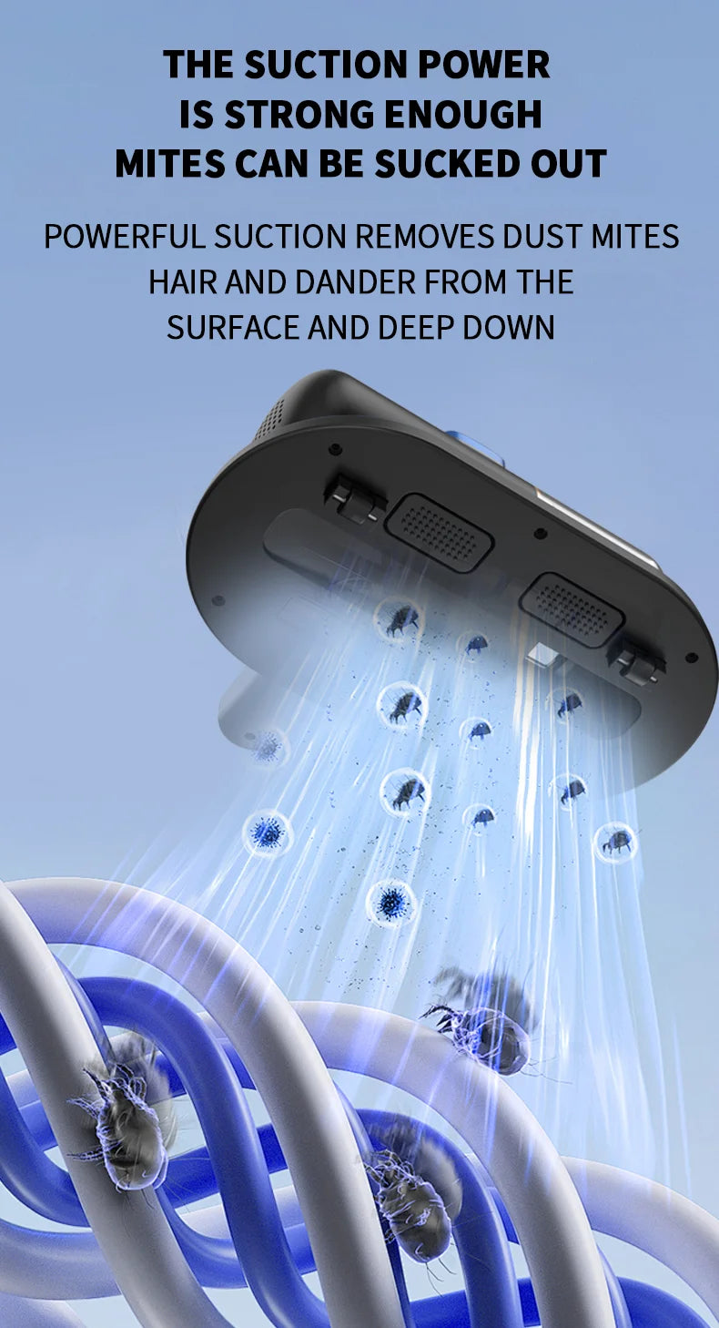 hand-held bed vacuum cleaner rechargeable mattress vacuum cleaner mattress vacuum cleaner uv sanitizing for Pillows Cribs Sofa