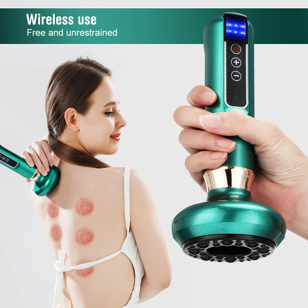 Smart Electric Cupping Massager with Heat & Gua Sha