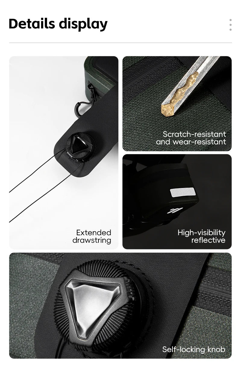 Waterproof Bike Saddle Bag – Compact 600D TPU Cycling Storage by West Biking