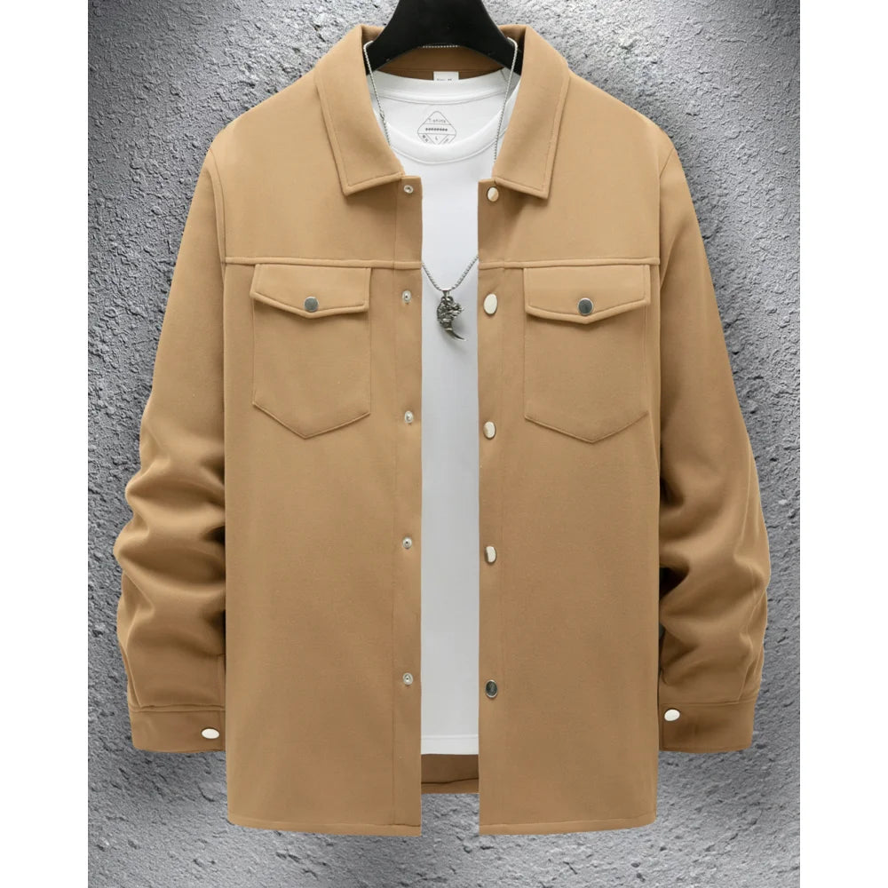 Men’s Smart Casual Lightweight Jacket – Spring/Autumn Streetwear | Harajuku Style