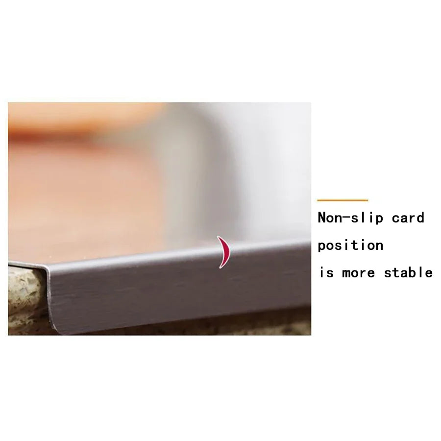 Stainless Steel Folding Cutting Board – Double-Sided, L-Shaped