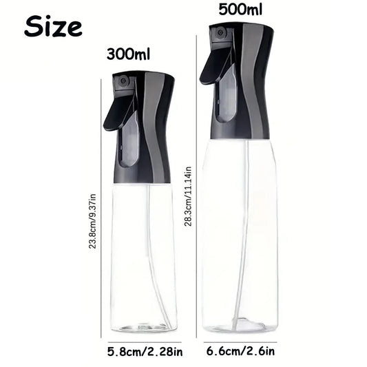 Oil Spray Bottle – Refillable 300ml/500ml for Cooking, BBQ, Air Fryer