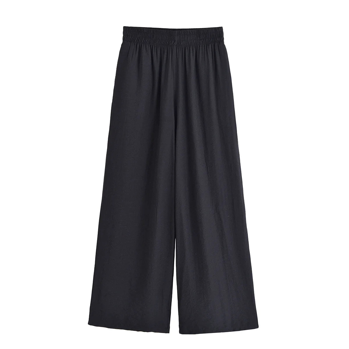 Women’s Summer 2-Piece Set – Loose Shirt & High-Waist Pants