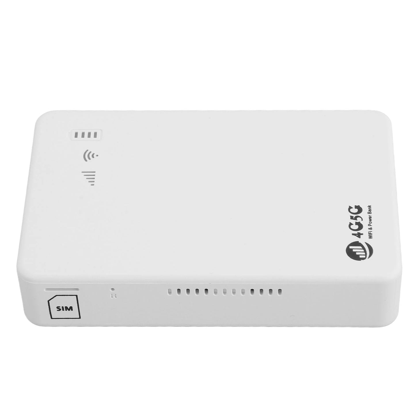 4G LTE Router Mobile WiFi Hotspot Support 10 Devices Unlocked 5G 300Mbps Simple White with SIM Card Slot for Business