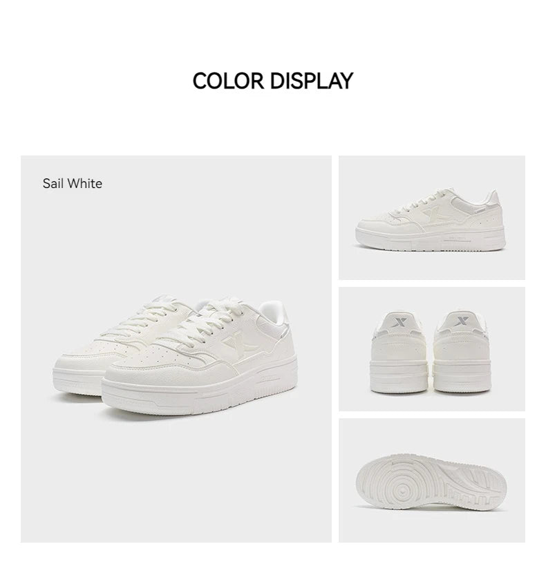 Xtep Skateboarding Shoes For Men 2024 Summer Wear-Resistant Skate Shoes Stability Soft Leisure Outdoor's Sneakers 876319310029