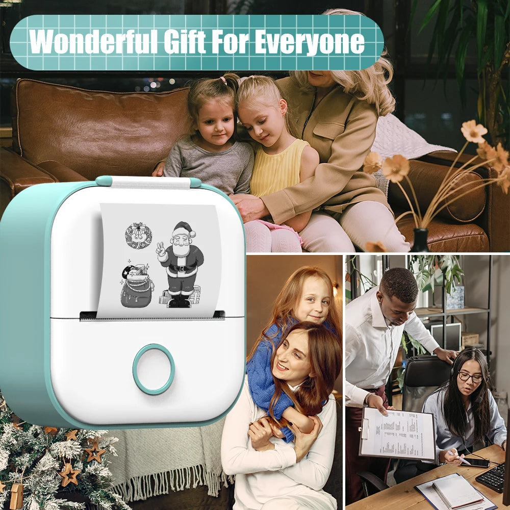Phomemo T02 Mini Pocket Printer – Bluetooth Thermal Label Maker
