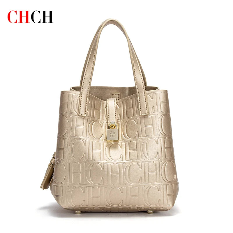 Steel Embossed PU Tote Bag – Elegant Handheld Shoulder Bag for Women