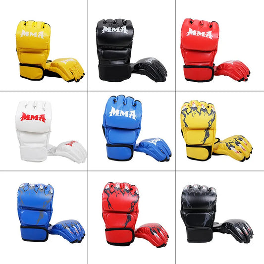 High-quality Training Gloves MMA and Martial Arts with Thickened Fingers Added Protection Flexibility Suitable for Adults Kids