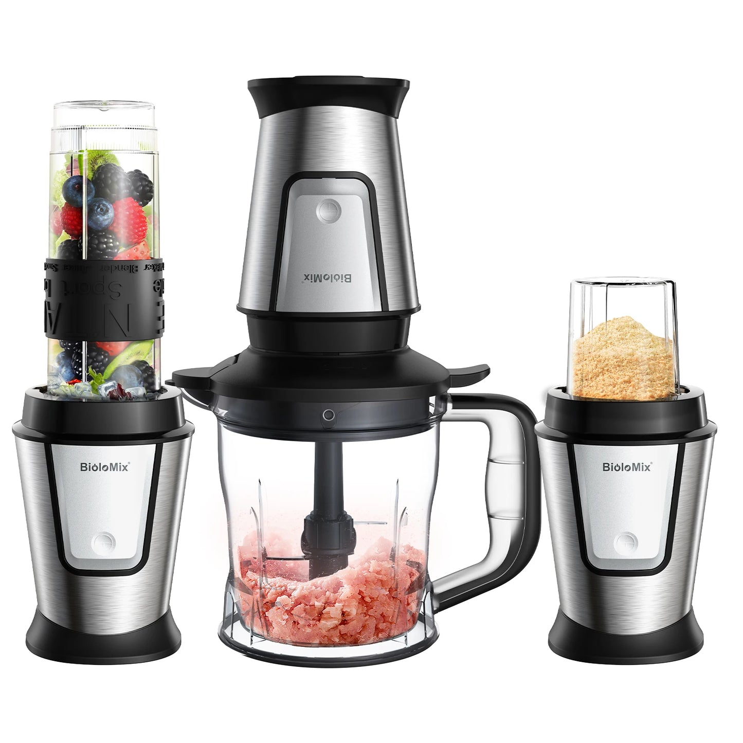 BioloMix 700W 3-in-1 Juicer & Blender