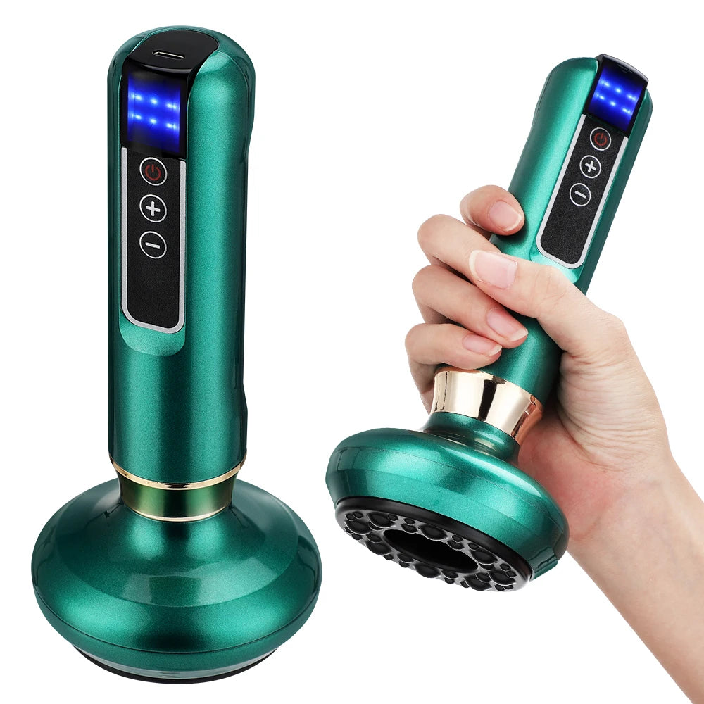 Smart Electric Cupping Massager with Heat & Gua Sha