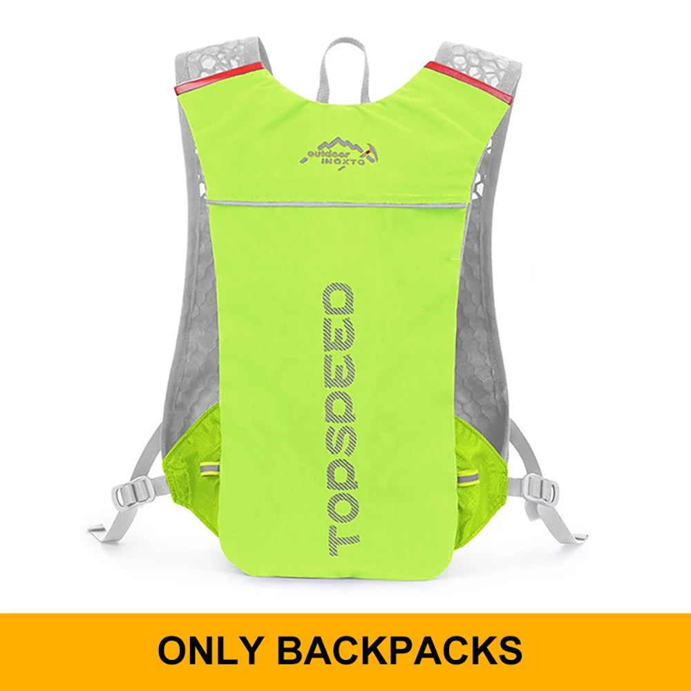 5L Ultralight Hydration Running Vest – Breathable Marathon & Cycling Backpack with 2×500ML Bottles