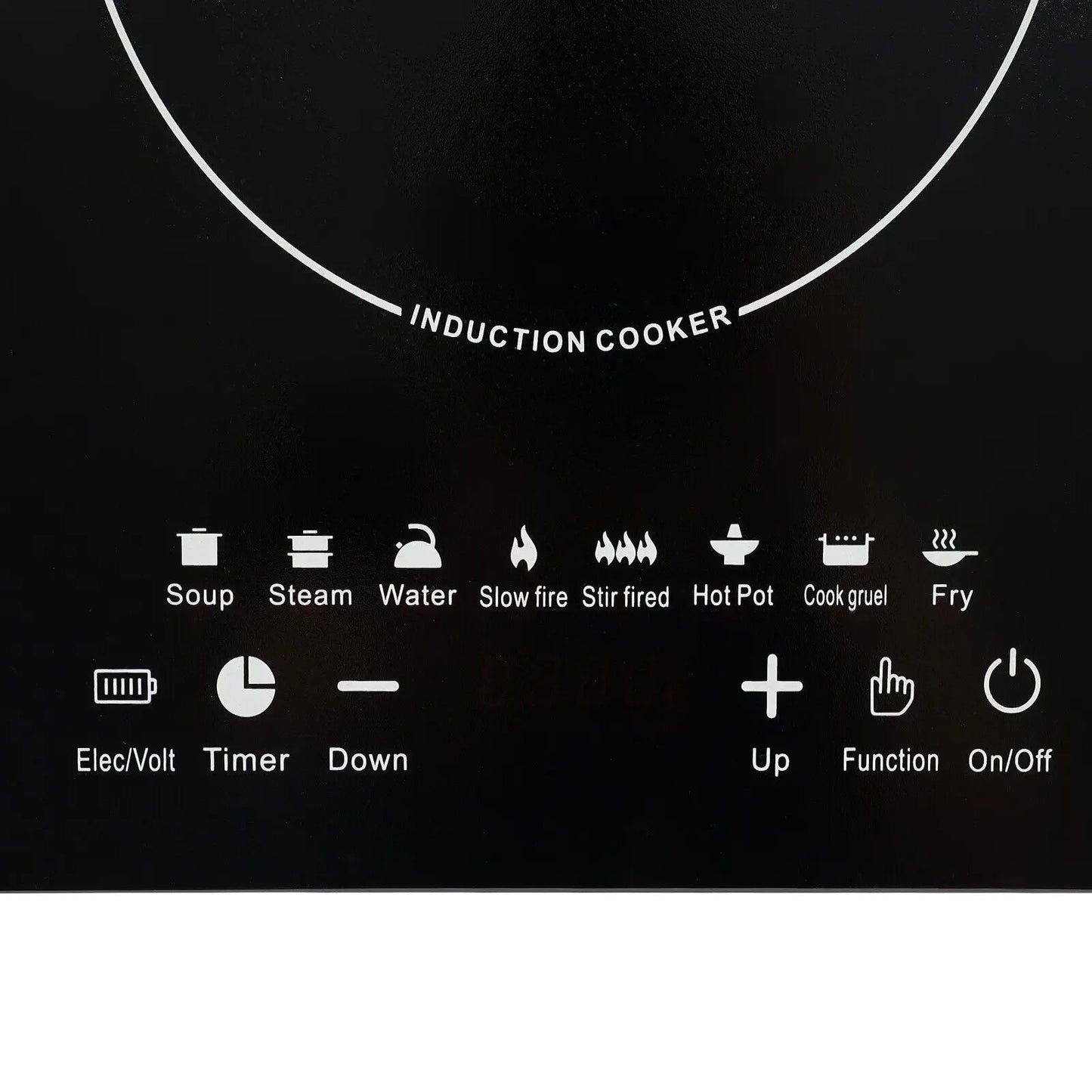 Portable 750W Induction Cooktop - Compact Electric Stove for Kitchen Countertop Use