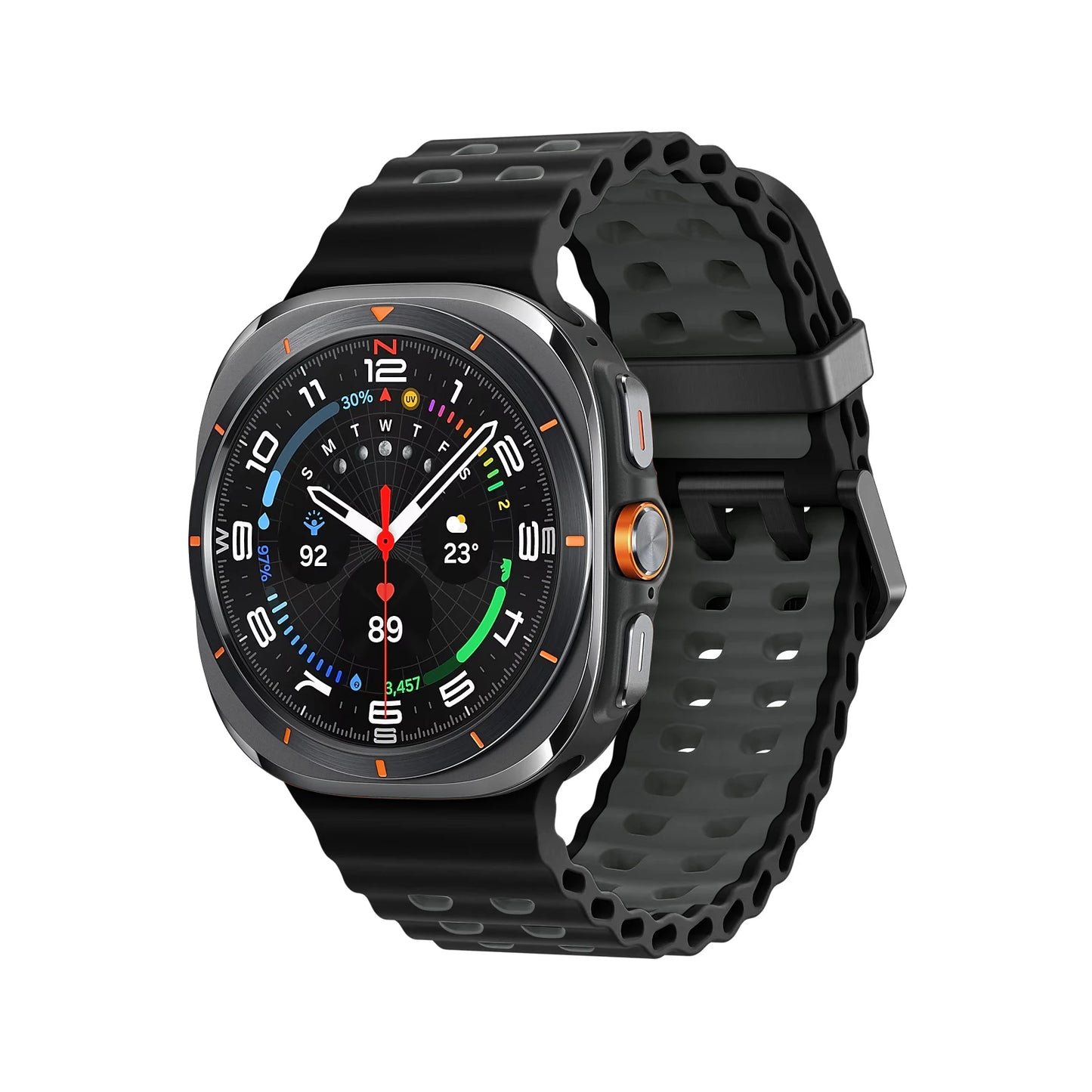 Marine Band For Samsung Galaxy Watch ultra Strap 47mm Accessories Two color Sport silicone Bracelet Galaxy Watch 7 ultra Straps