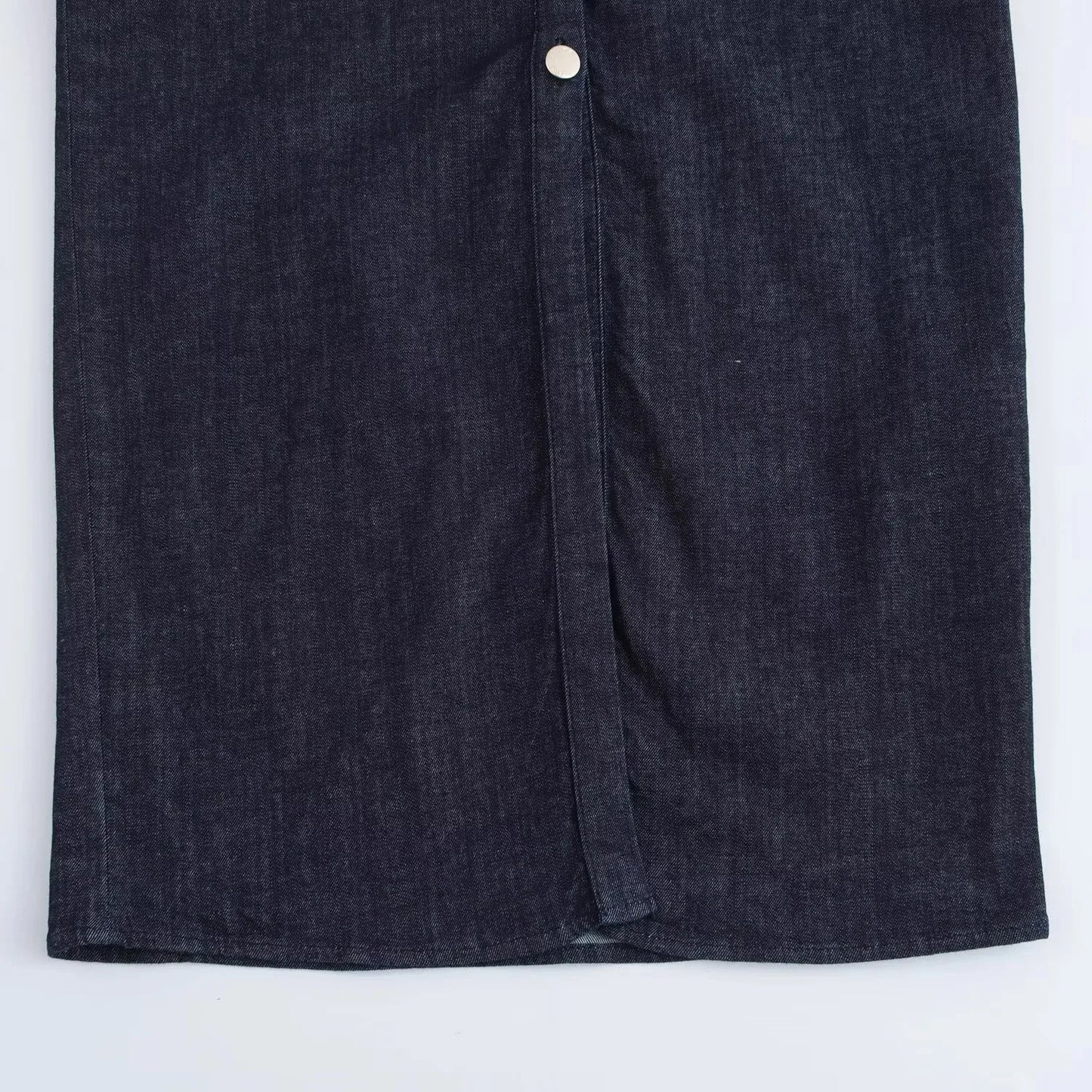 Women’s Denim Midi Dress – Casual A-Line Summer Look