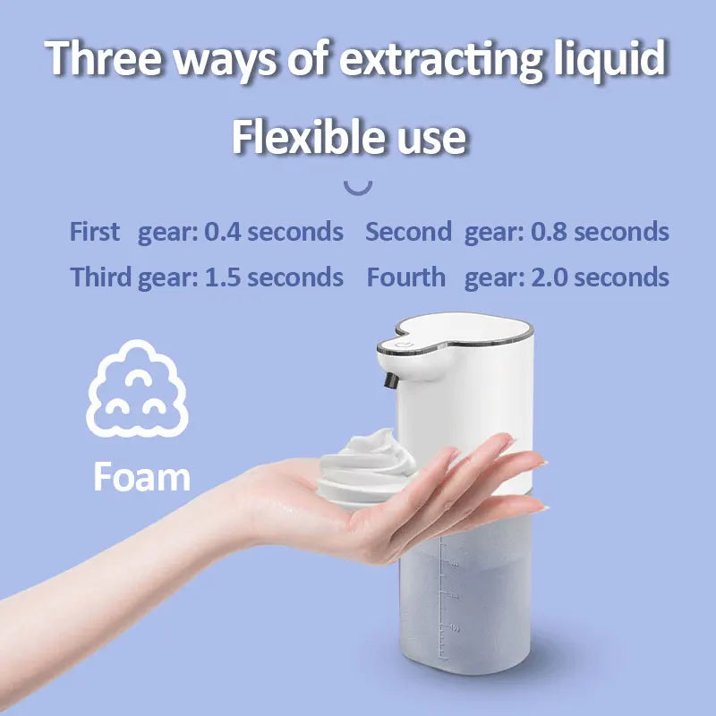 Touchless Automatic Foam Soap Dispenser – 400ml USB Rechargeable