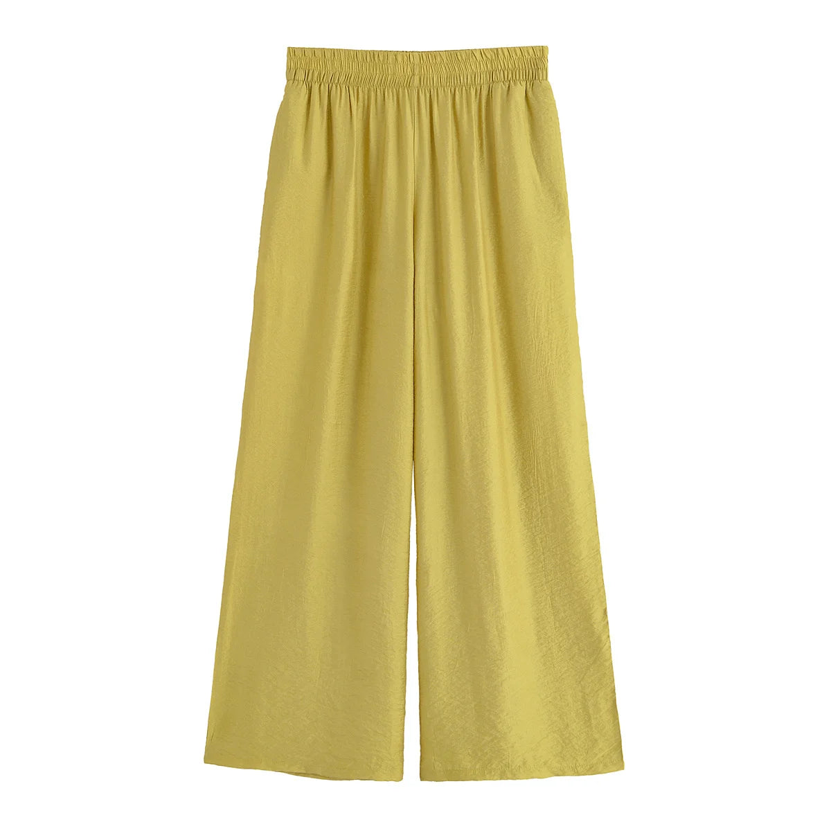 Women’s Summer 2-Piece Set – Loose Shirt & High-Waist Pants