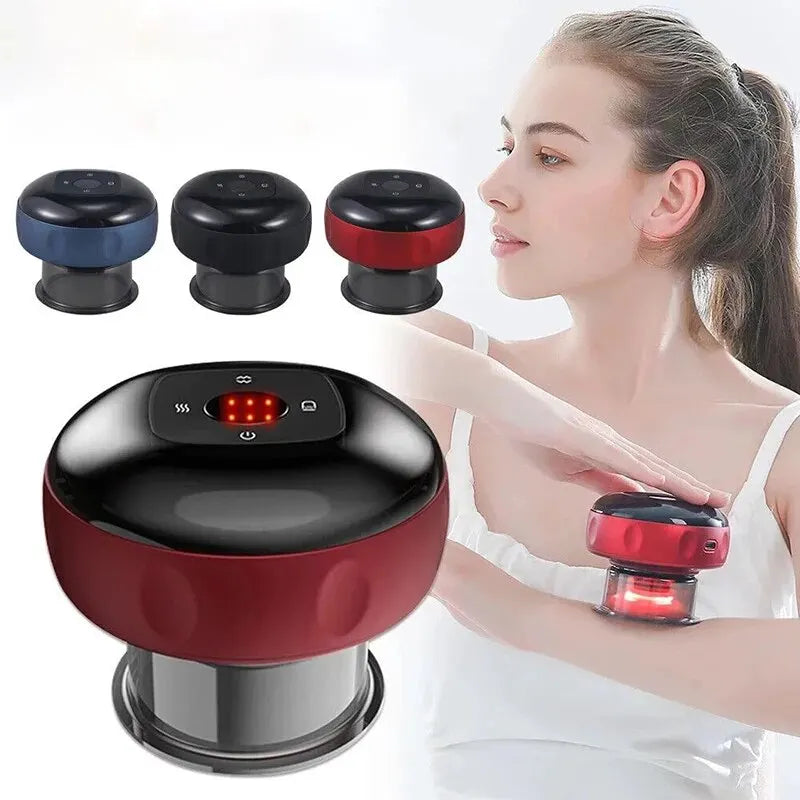 Smart Electric Cupping Massager with Heat & Suction