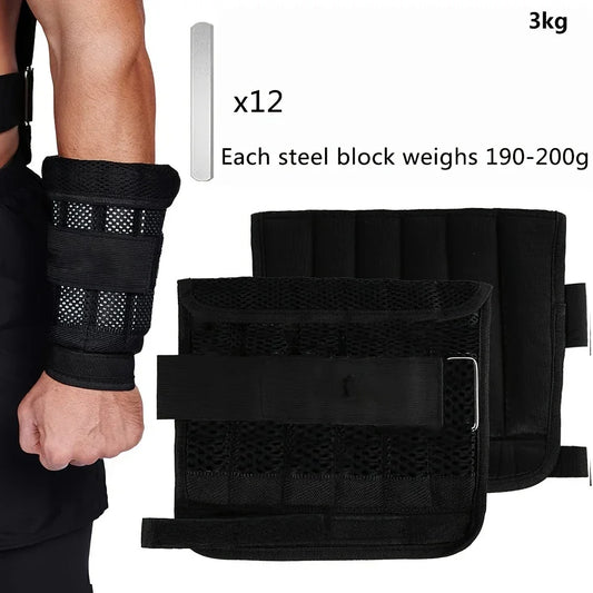 Adjustable Weighted Vest & Ankle/Wrist Weights Set – Strength Training Gear