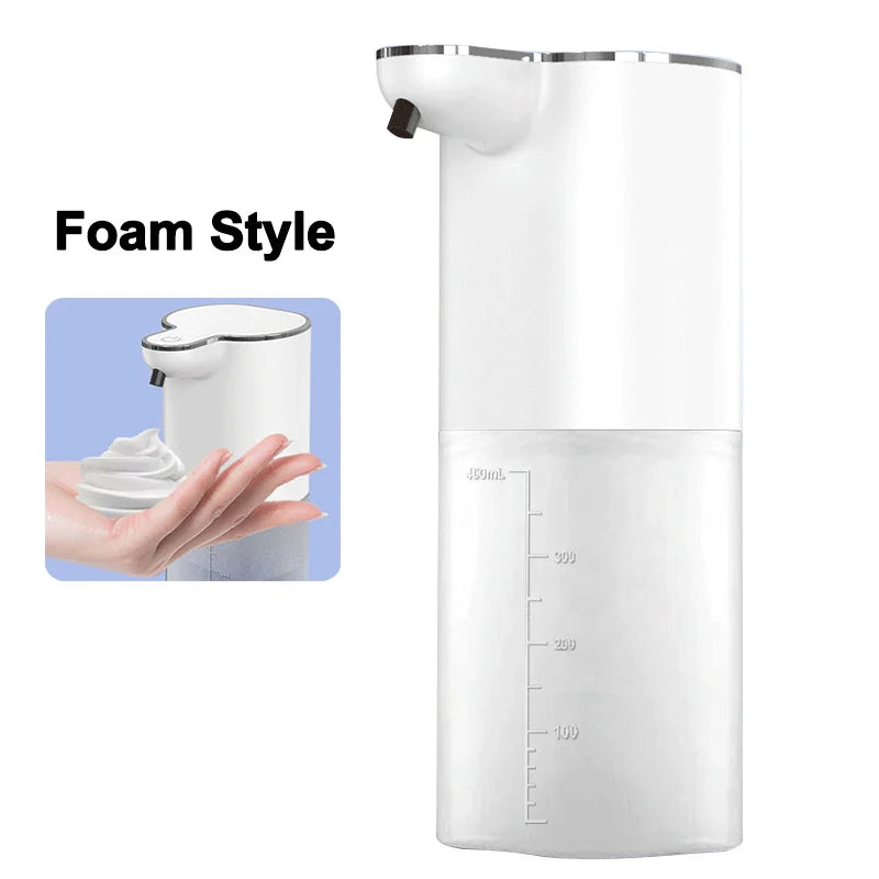 Touchless Automatic Foam Soap Dispenser – 400ml USB Rechargeable