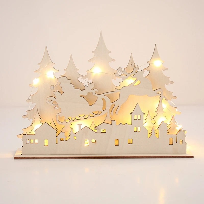 DIY Christmas Tee Wooden Ornament Christmas Decoration for Home 2025 Pendant Xmas Ornaments Navidad Natal New Year Gift 2026