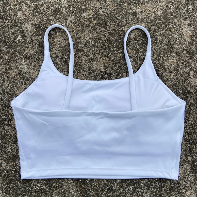 High-Support Sports Bra for Women - Backless, Removable Pads & Breathable