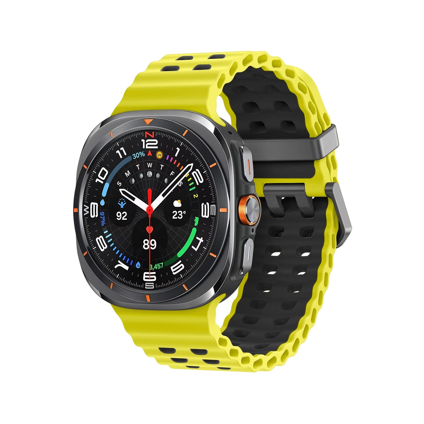 Marine Band For Samsung Galaxy Watch ultra Strap 47mm Accessories Two color Sport silicone Bracelet Galaxy Watch 7 ultra Straps