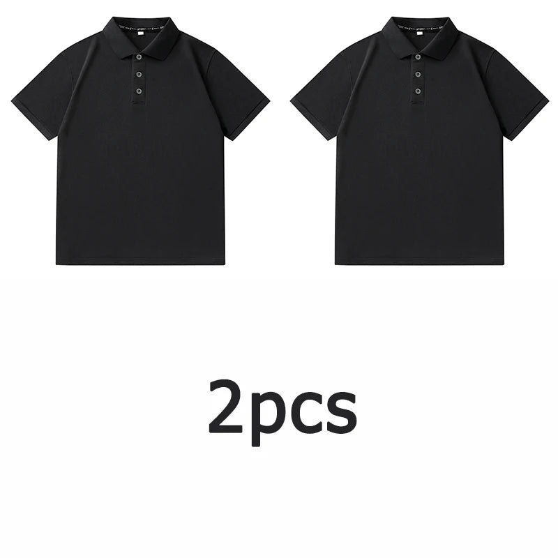 Men’s Plus Size Polo Shirt – Breathable Oversized Casual Top (1XL–7XL)