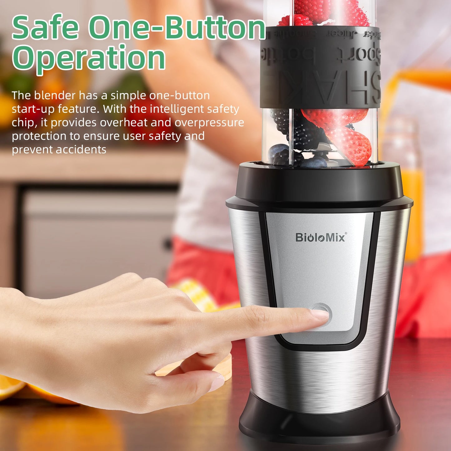 BioloMix 700W 3-in-1 Juicer & Blender