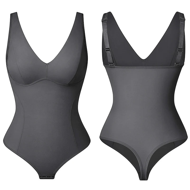 Women's Shapewear Bodysuit with Built-in Bra & Tummy Control